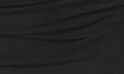 Bebe Emmaline Shirred Mesh Slip Dress In Black