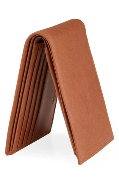 Mancini Rfid Bifold Wallet In Orange