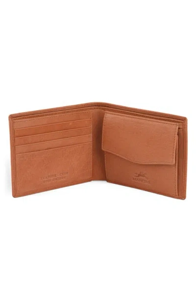 Mancini Rfid Bifold Wallet In Orange