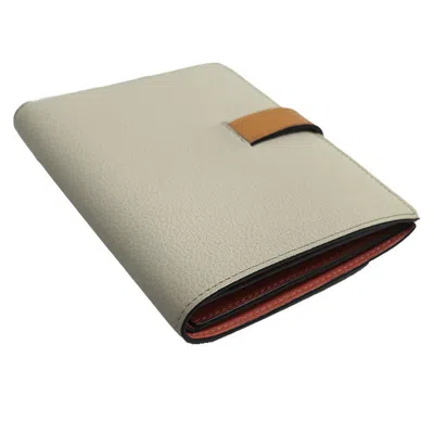 Pre-owned Loewe Beige Leather Wallet (bi-fold) ()