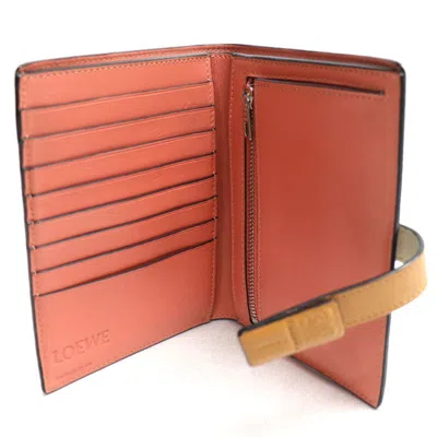Pre-owned Loewe Beige Leather Wallet (bi-fold) ()