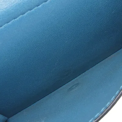 Pre-owned Loewe Blue Leather Wallet (tri-fold) ()