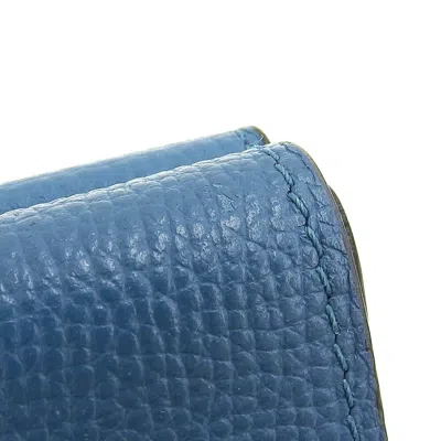 Pre-owned Loewe Blue Leather Wallet (tri-fold) ()