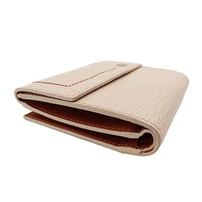Pre-owned Loewe Ivory Leather Wallet (bi-fold) () In White