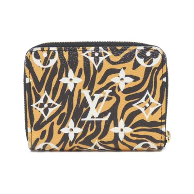 Pre-owned Louis Vuitton Black Coated Canvas Coin Purse/coin Case ()