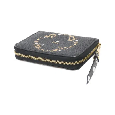 Pre-owned Louis Vuitton Black Coated Canvas Coin Purse/coin Case ()