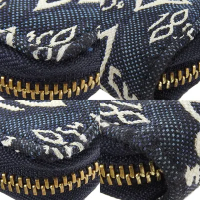 Pre-owned Louis Vuitton Blue Monogram Jacquard Long Wallet (bi-fold) ()