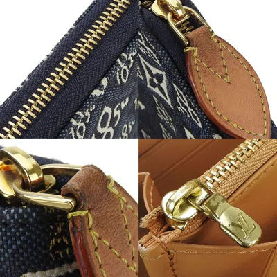 Pre-owned Louis Vuitton Blue Monogram Jacquard Long Wallet (bi-fold) ()