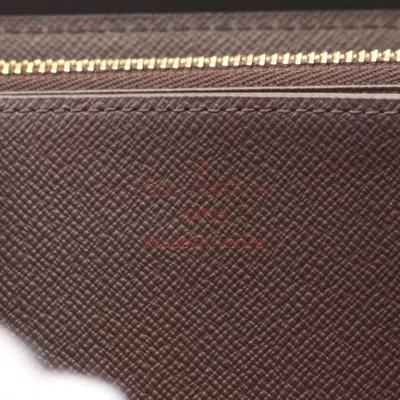 Pre-owned Louis Vuitton Brown Damier Canvas Coated Canvas Long Wallet (bi-fold) ()