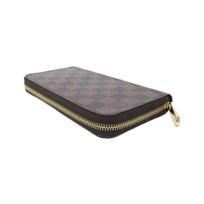 Pre-owned Louis Vuitton Brown Ebene Coated Canvas Coin Purse/coin Case ()