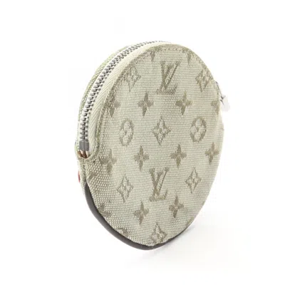 Pre-owned Louis Vuitton Brown Khaki Monogram Mini Coin Purse/coin Case () In Multi