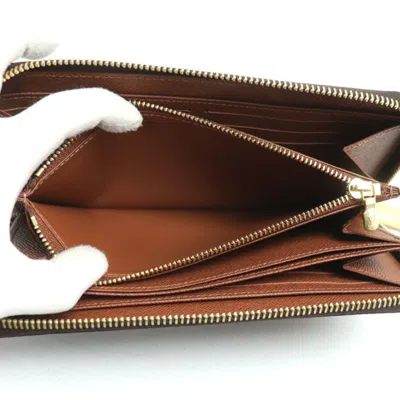 Pre-owned Louis Vuitton Brown Monogram Long Wallet (bi-fold) ()