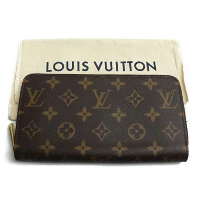 Pre-owned Louis Vuitton Brown Monogram Long Wallet (bi-fold) ()