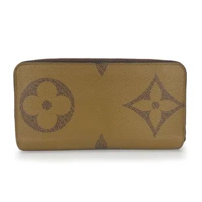 Pre-owned Louis Vuitton Brown Monogram Reverse Long Wallet (bi-fold) ()
