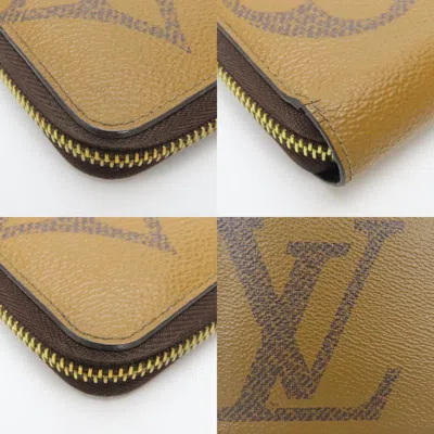 Pre-owned Louis Vuitton Brown Monogram Reverse Long Wallet (bi-fold) ()