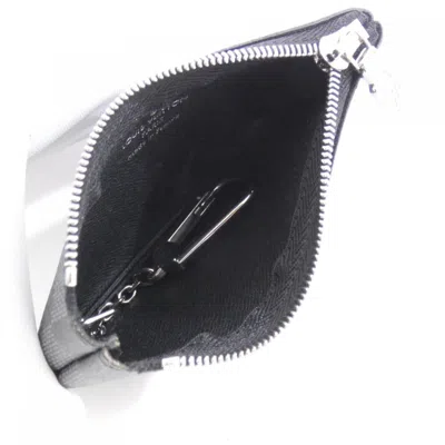 Pre-owned Louis Vuitton Damier Graphite Graphite Coated Canvas Coin Purse/coin Case () In Gray