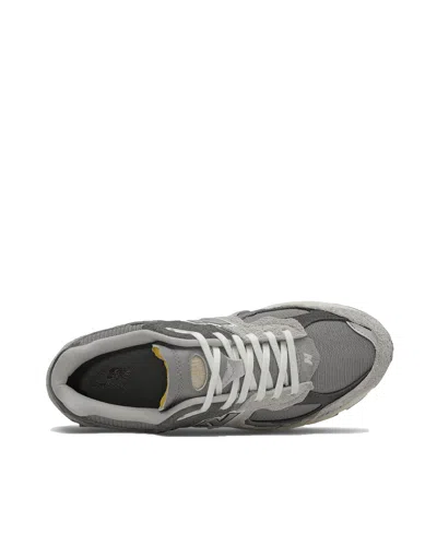 New Balance 2002r Panelled Brushed Suede And Mesh-knit Sneakers In Gray