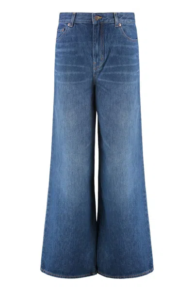 Chloé Wide-leg Jeans In Blue