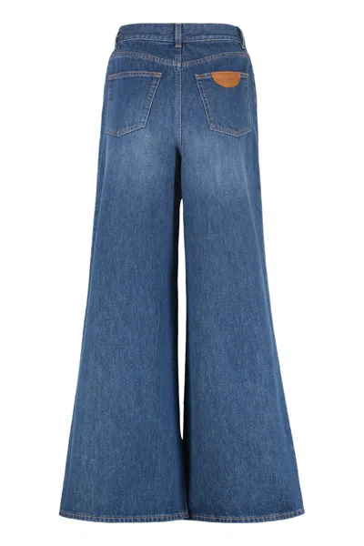 Chloé Wide-leg Jeans In Blue