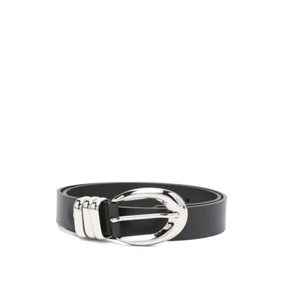 Federica Tosi Leather Belt In Black