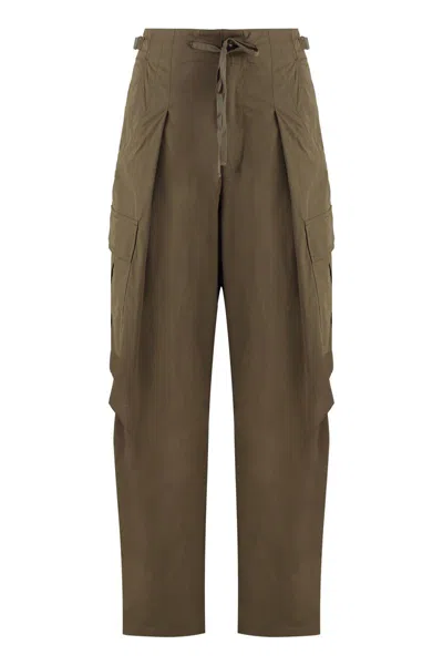 Isabel Marant Étoile Rebecca Cotton Cargo-trousers In Brown