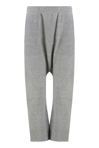 Nili Lotan Cotton Track-pants In Gray