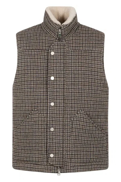 Valstar Oscar Wool Vest In Brown