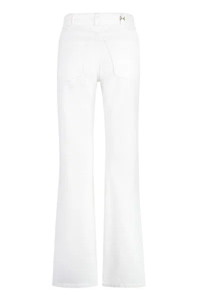 Chloé Boyfriend Straight-leg Jeans In White