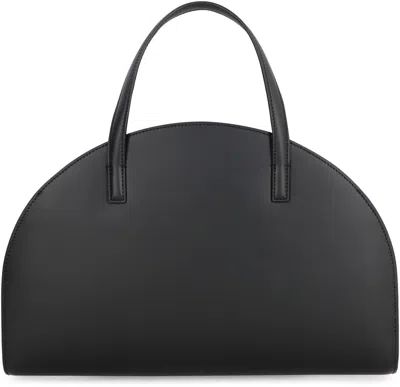 Apc A.p.c. Curved Silhouette Tote Bag In Black