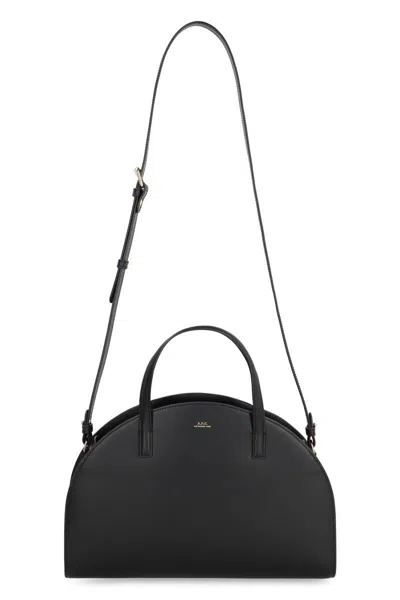 Apc A.p.c. Curved Silhouette Tote Bag In Black