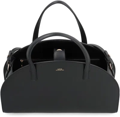 Apc A.p.c. Curved Silhouette Tote Bag In Black