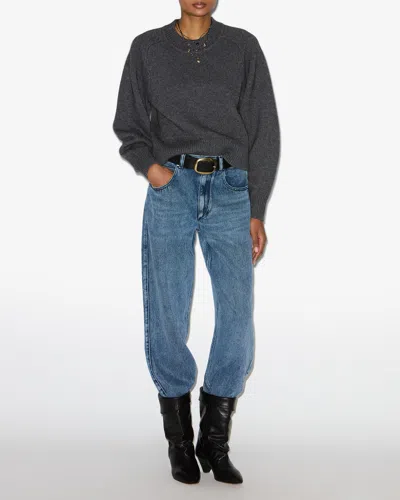 Isabel Marant Leandra Pullover In Gray