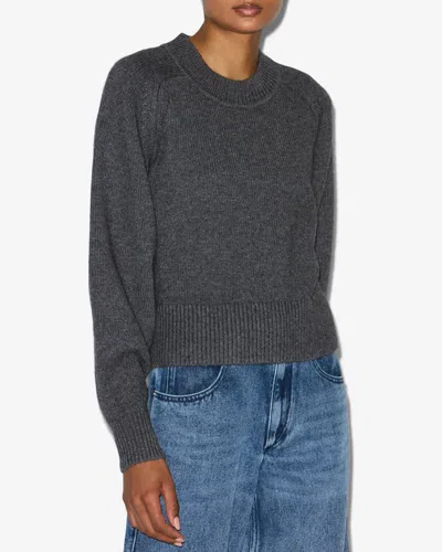 Isabel Marant Leandra Pullover In Gray