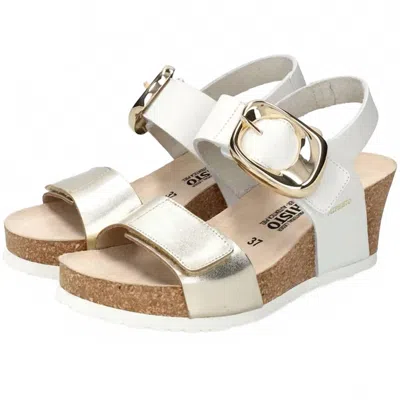 Mephisto Leandre Wedge Sandal In Gold