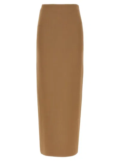 Max Mara 'alce' Skirt In Brown