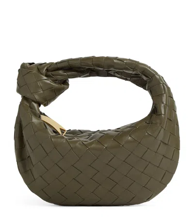 Bottega Veneta Mini Lambskin Jodie Bag In Green