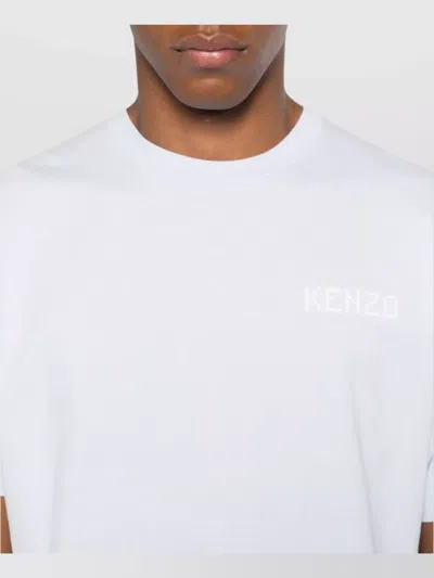 Kenzo Back Graphic Print Short Sleeves In White