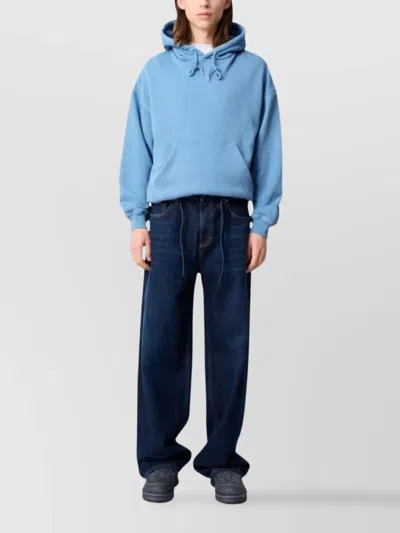 Axel Arigato Hoodie Cotton Printed Back In Blue