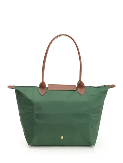 Longchamp Paris Le Pliage Original Shoulder Bags Green
