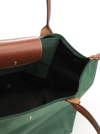 Longchamp Paris Le Pliage Original Shoulder Bags Green