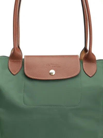 Longchamp Paris Le Pliage Original Shoulder Bags Green