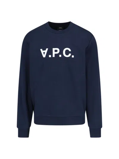 Apc A.p.c. Sweaters In Blue