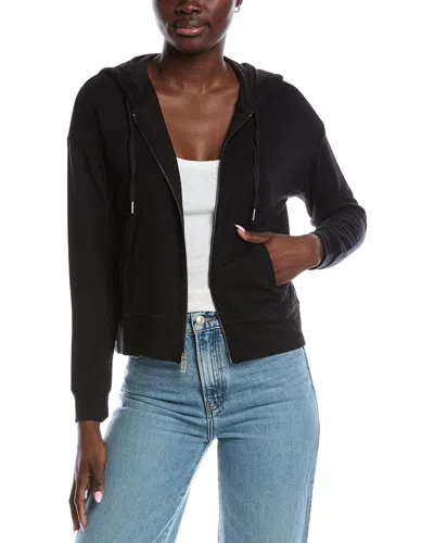 Splendid Dream Slub Zip-up Track Jacket In Black