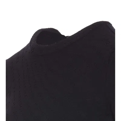 Alexander Wang Textured Short-sleeved T-shirt In Black