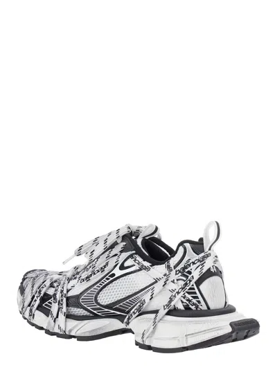 Balenciaga Mens 3xl Extreme Laces Logo Sneaker In White