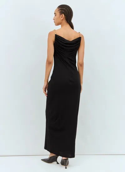 Bottega Veneta Sleeveless Midi Dress In Black
