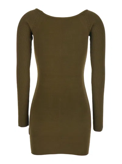 Diesel 'm-vera' Mini Dress In Brown