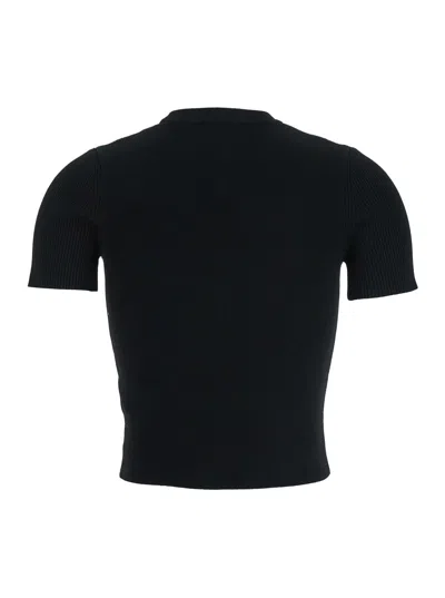 Diesel T-shirt M-valari-ss Black In Black
