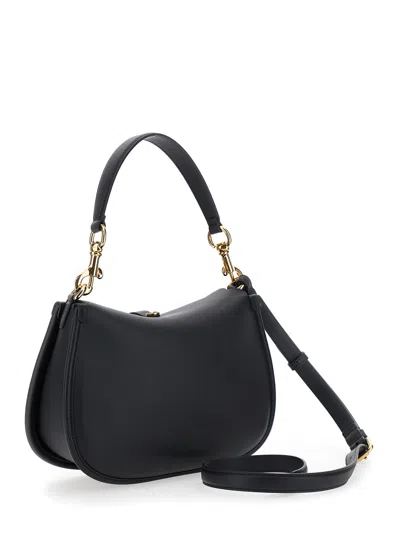 Etro Medium Pony Shoulder Bag In Black