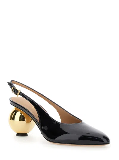 Ferragamo Detailed Archive Heel 01k4437848791c Nerobiscotto In Multi